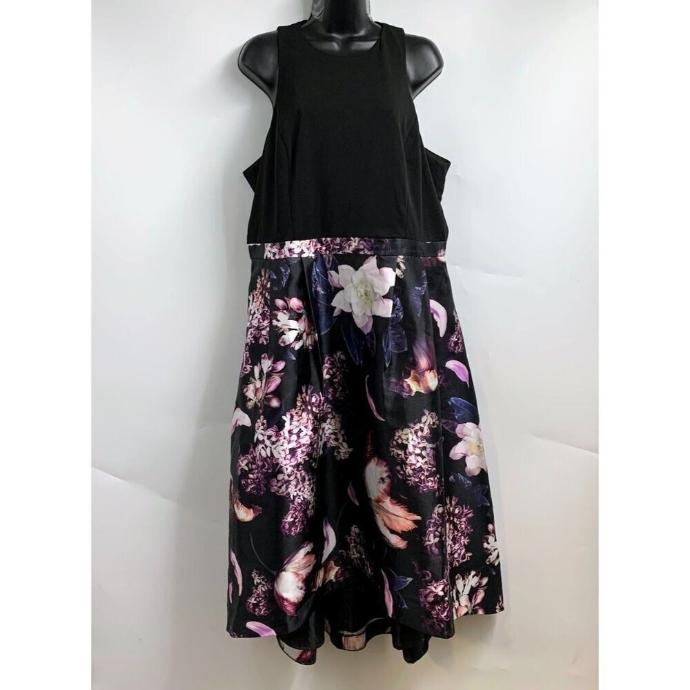 City Chic Women's Romantic Night Dress High Low Sleeveless Dress Size 16